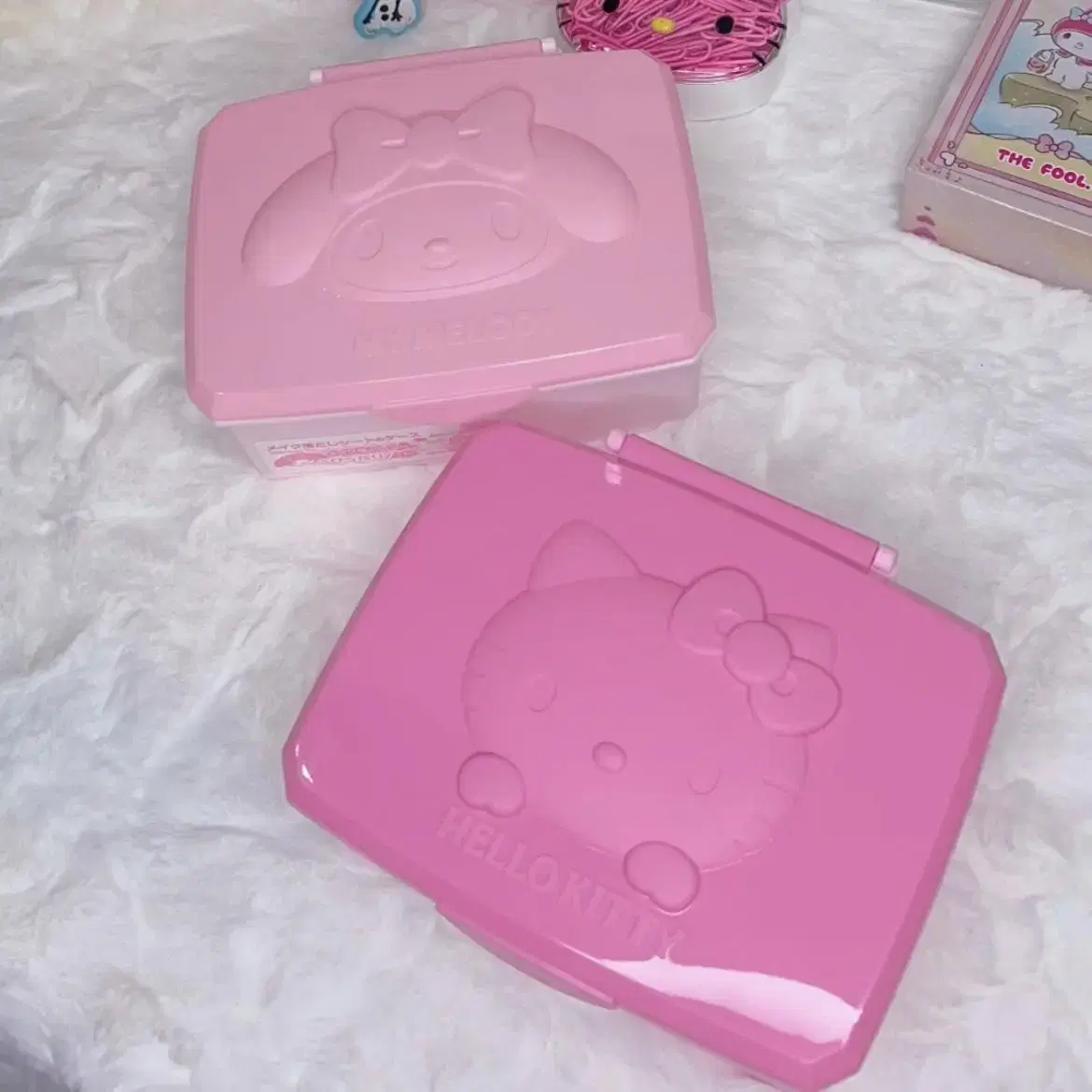 Hello Kitty & My Melody Pink Storage Bin