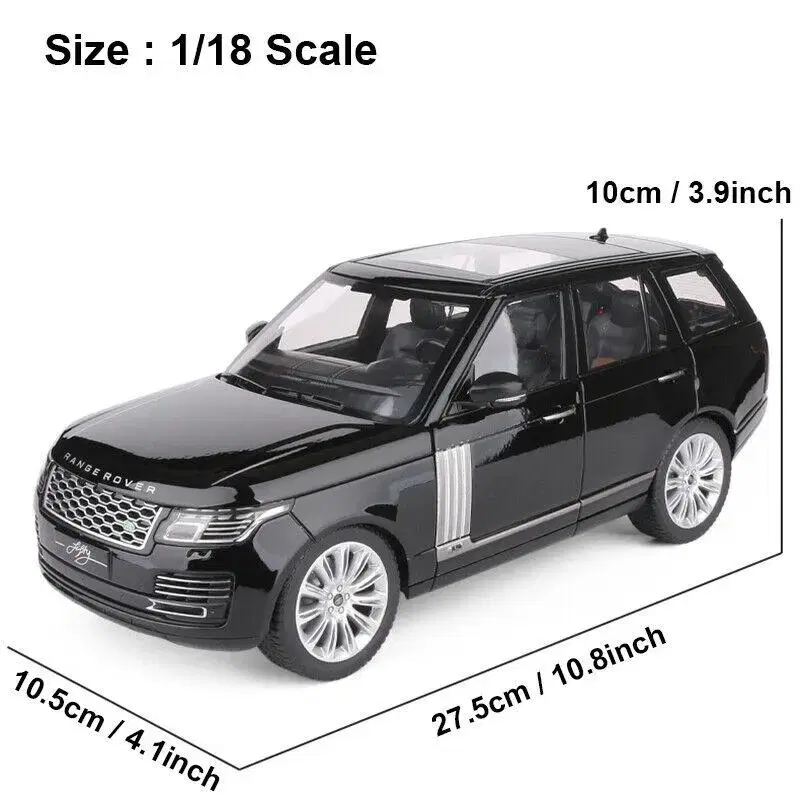 1:18 다이캐스트 랜드로버 레인지로버 정식 라이센스 블랙 미개봉 새상품