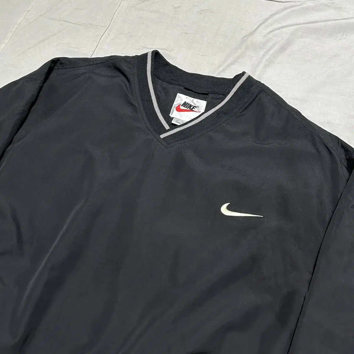 XL 90s Nike Old School Black Warm-ups