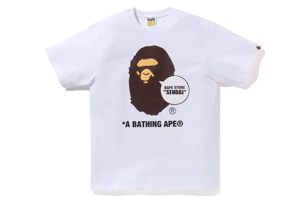 [Overseas] Vape Store Sendai Ape Head Short Sleeve T-Shirt 23FW