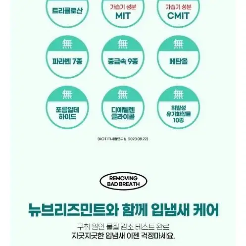 덴티스테 뉴브리즈민트 치약 최신상