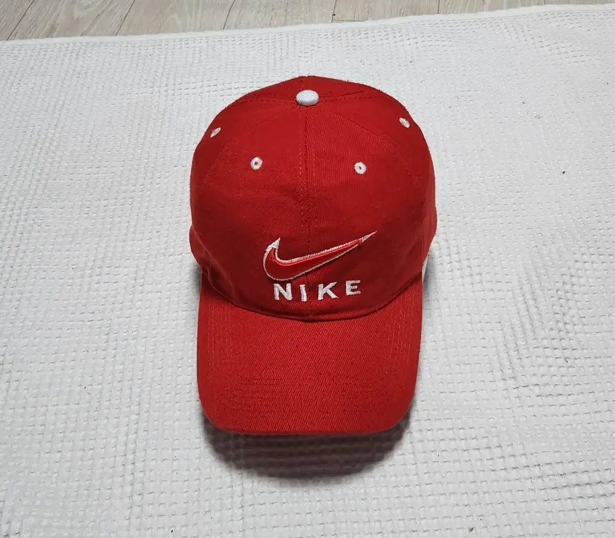 Nike 90s Big Logo Old School Deep Red Ballcap Hat