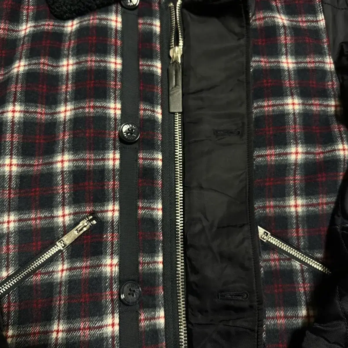 armani exchange wool down jacket