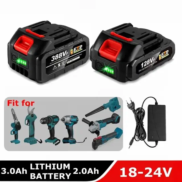 새제품 충전식 18v 3000mah 리튬이온 배터리 마키타18v 호환