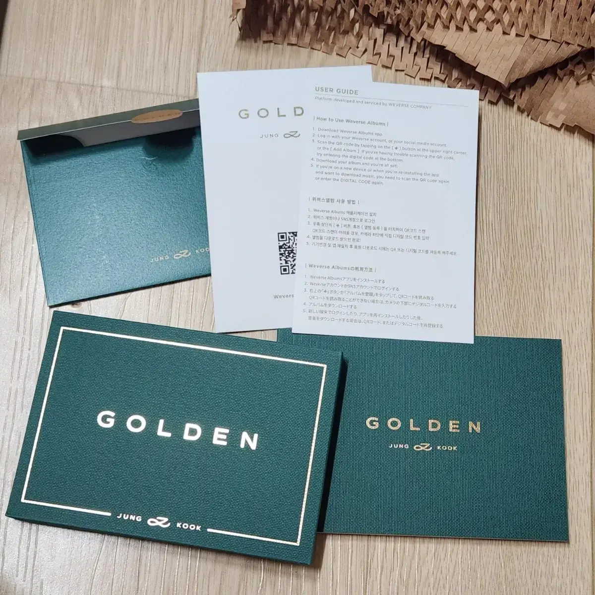 jungkook GOLDEN weverse album wts