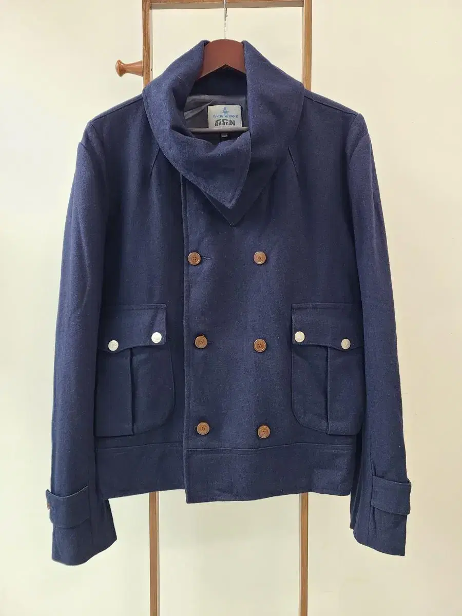 (last seen) Vivienne Westwood Unisex High Neck Peacoat