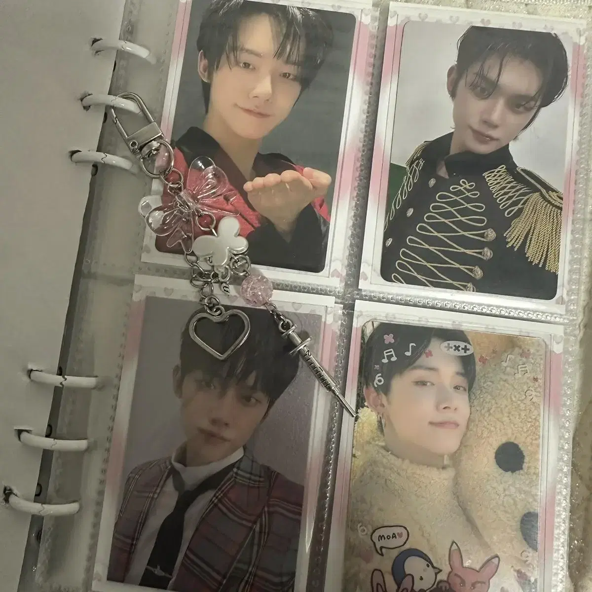 Today only price)binder keyring (txtYeonjun YeonjunSoobinBeomgyuTaehyunHooningPhotocard