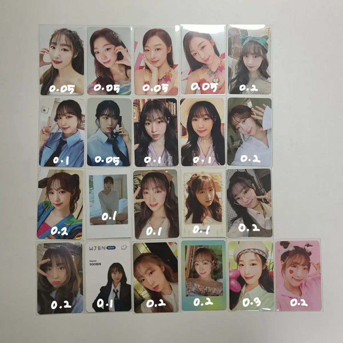 WJSN soobin album non-album photocard and unreleased photocard