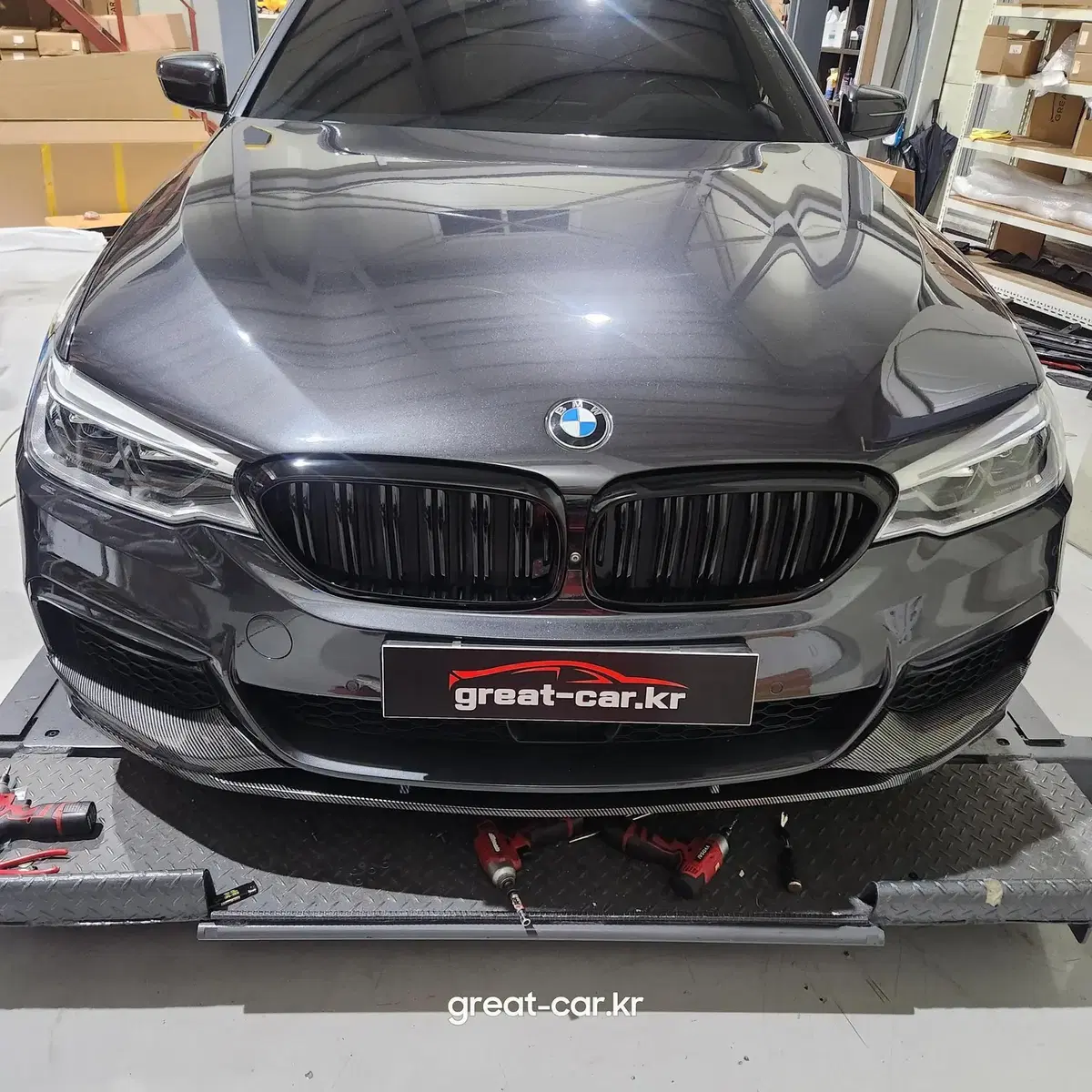 BMW 5시리즈 G30블랙그릴 키드니 M타입