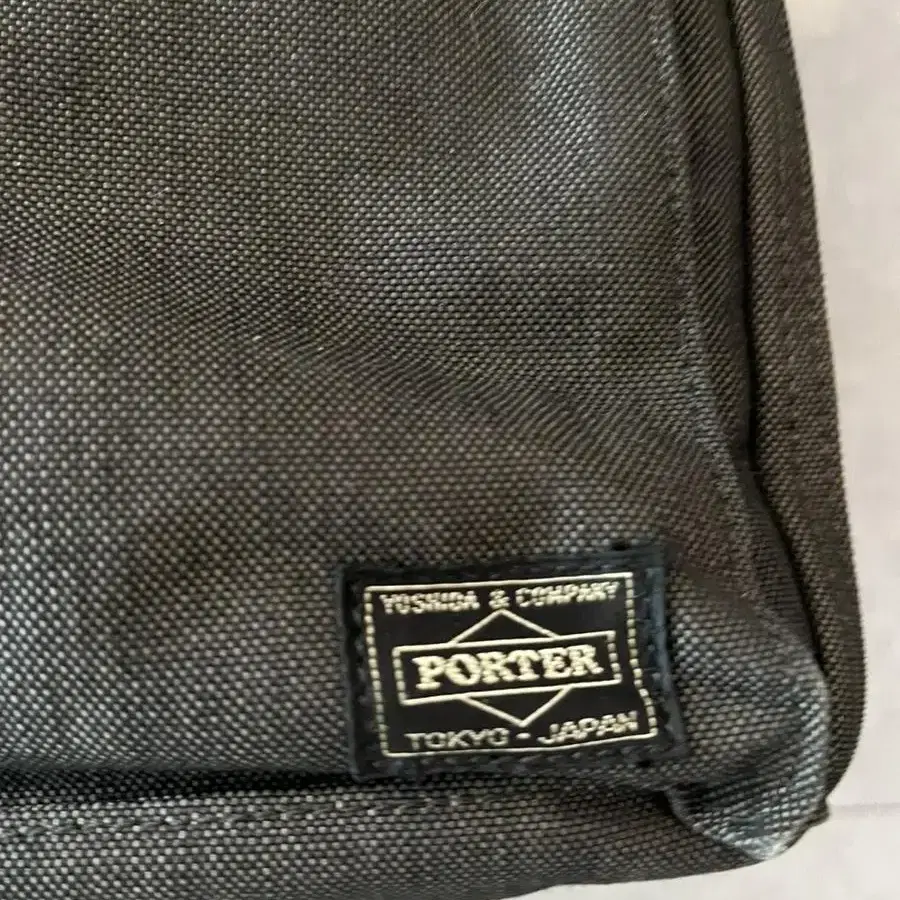 Porter denim boston bag