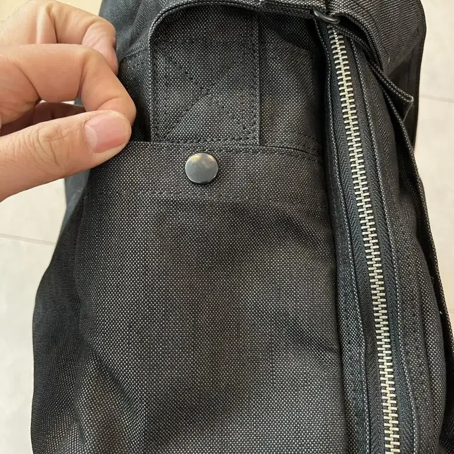 Porter denim boston bag