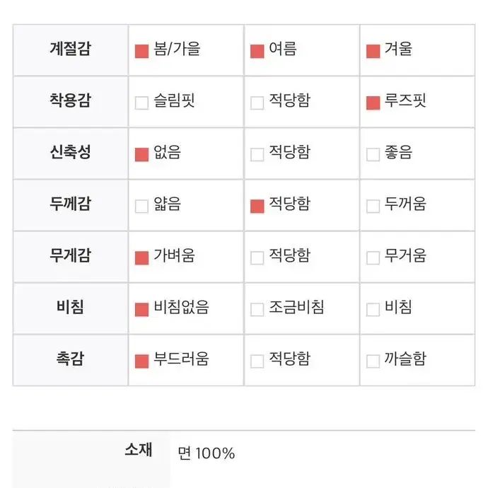 엘오디 40수 빅대디 셔츠 핑크 M