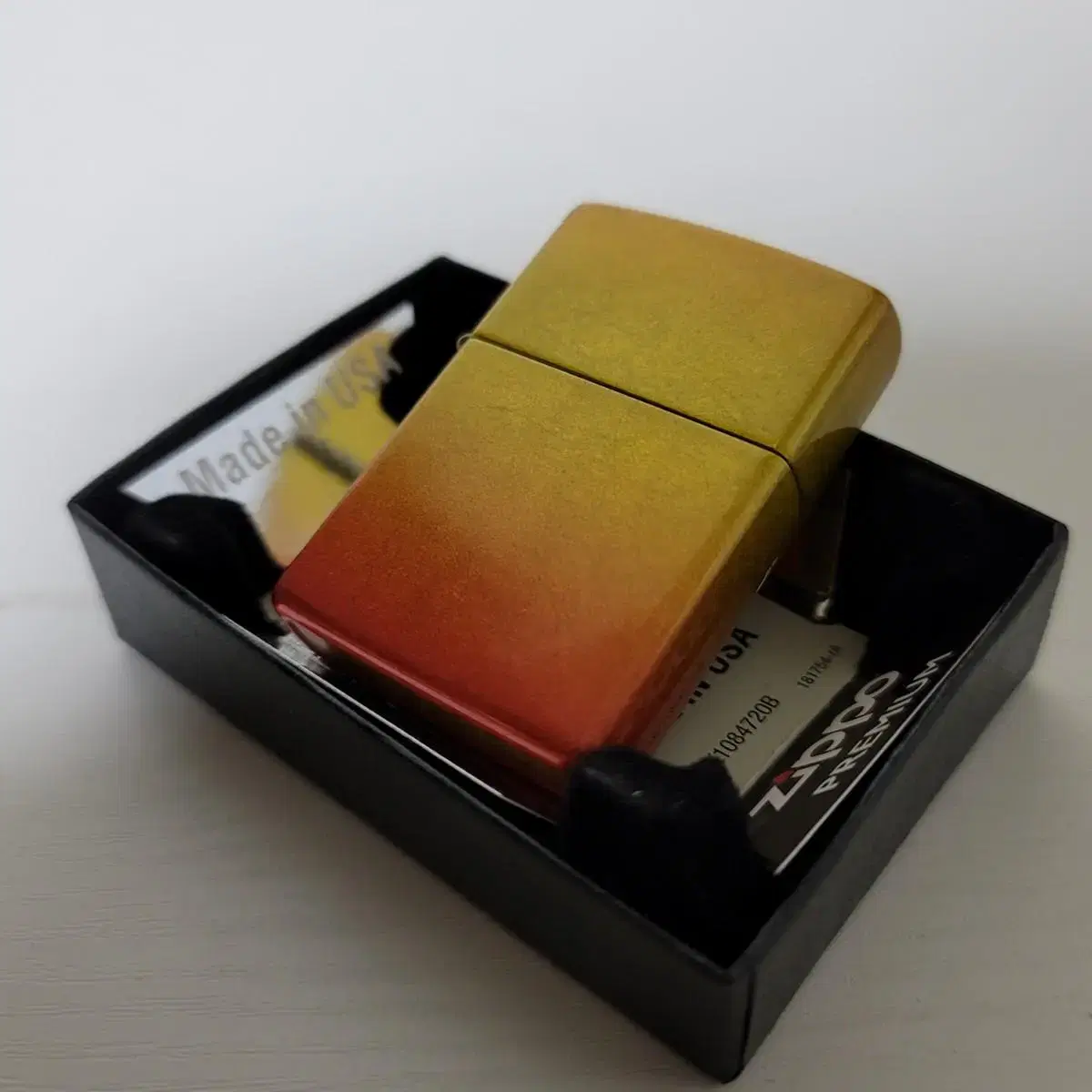 48512 Ombre Zippo Orange Yellow 디자인