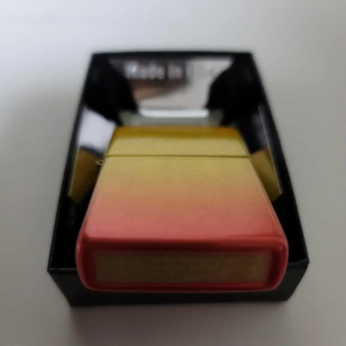 48512 Ombre Zippo Orange Yellow 디자인