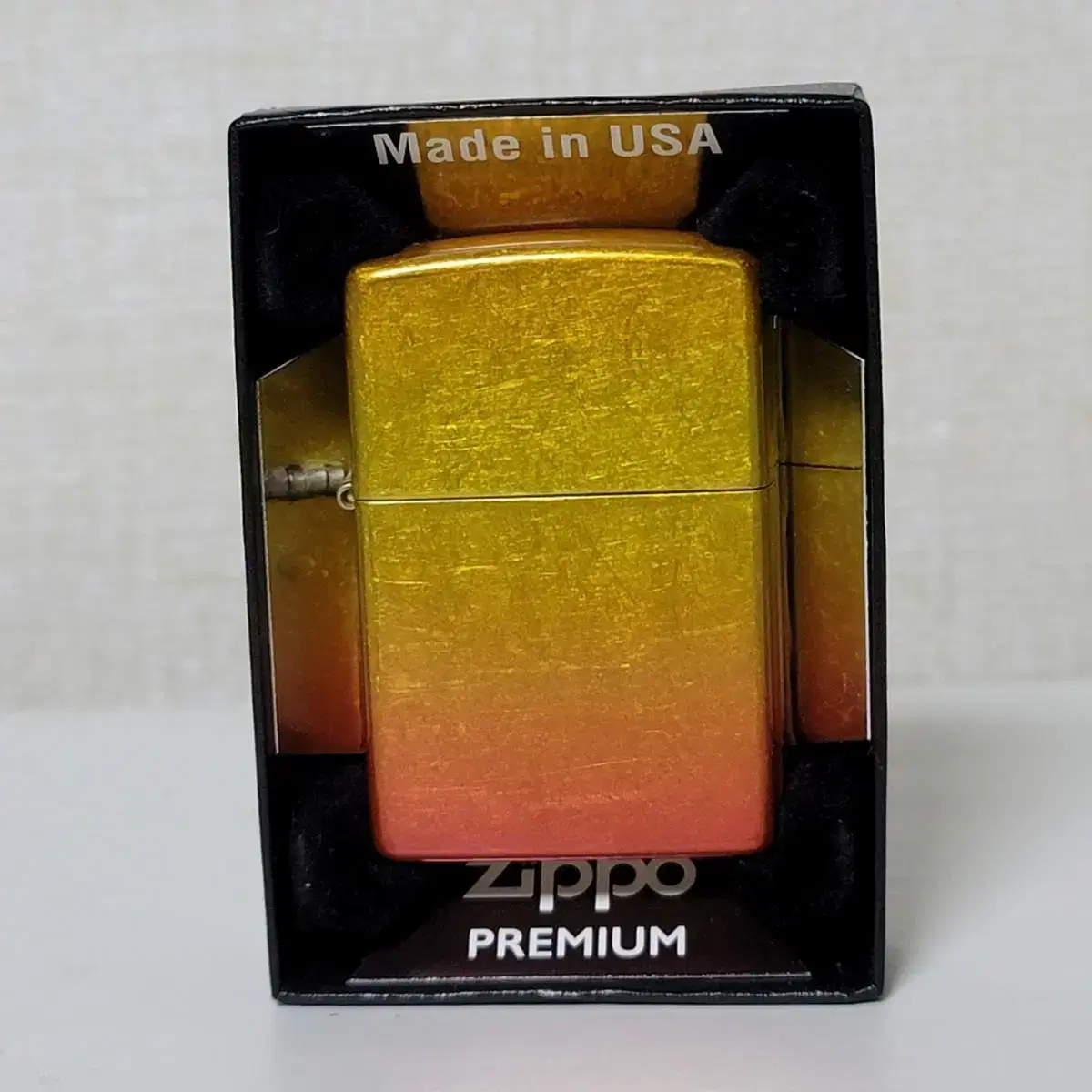 48512 Ombre Zippo Orange Yellow 디자인