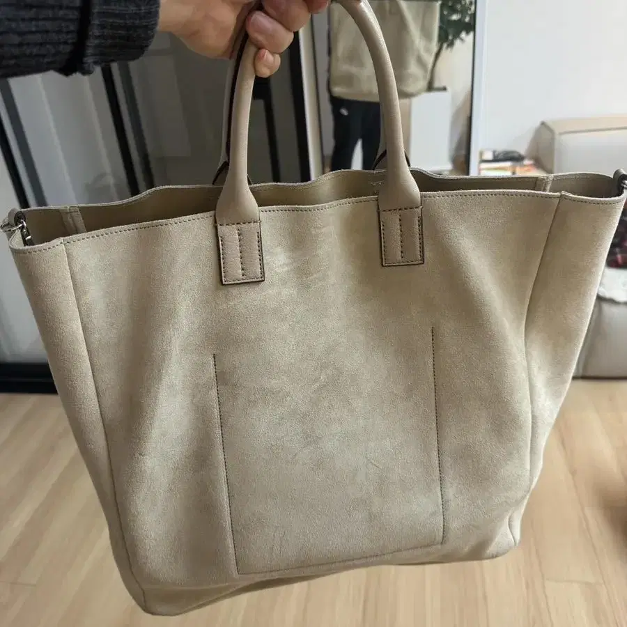 Theory , Tote bag, Suede