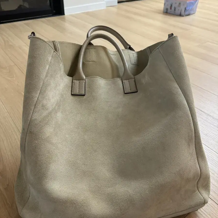 Theory , Tote bag, Suede