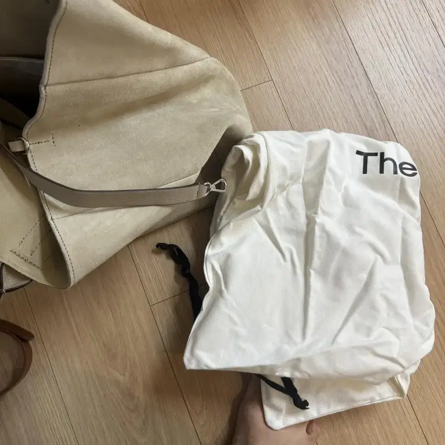 Theory , Tote bag, Suede