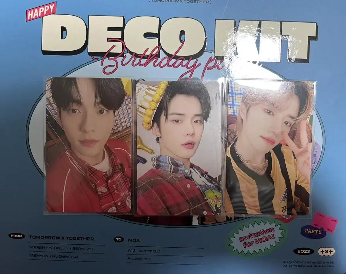 Tubatu Deco Kit2 photocard wts