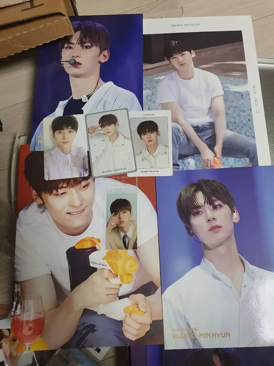 Wanna One hwang minhyun minhyun Merchandise photocard Photo Card Poster