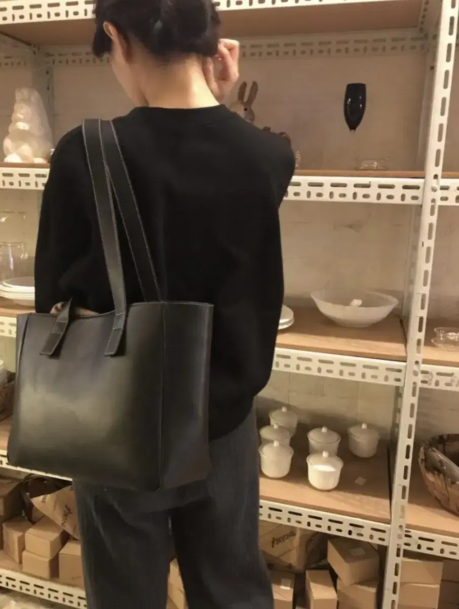 TOAE TOE Shopper Bag Black