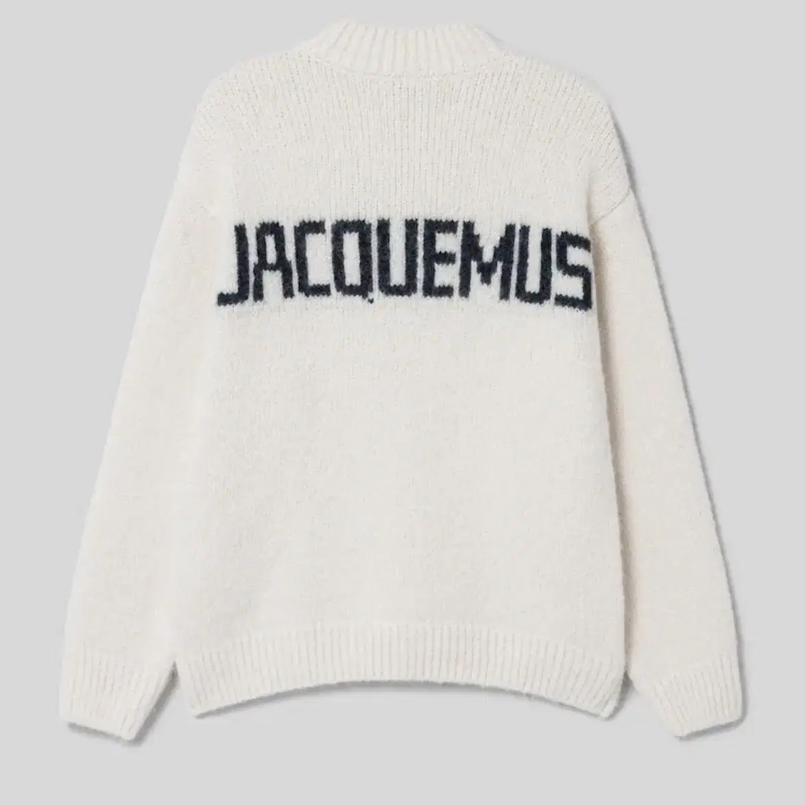 [S] 자크뮈스 Jacquemus 파바네 로고 니트 화이트 아이보리