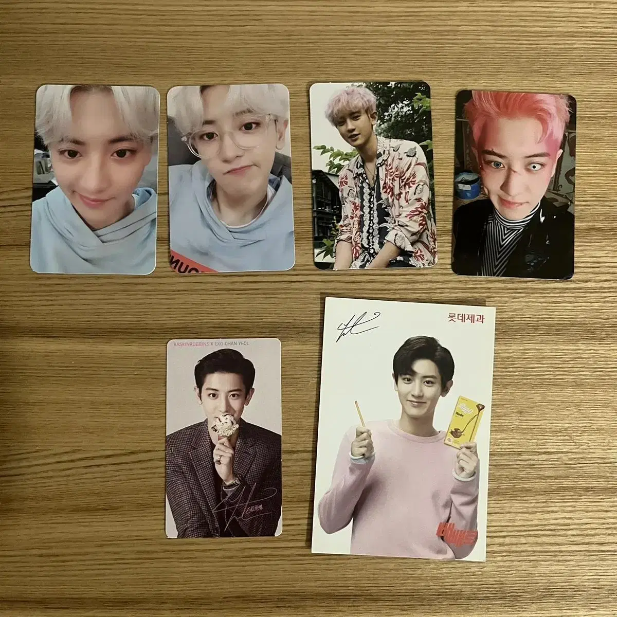 EXO chanyeol EXO chanyeol photocard poca