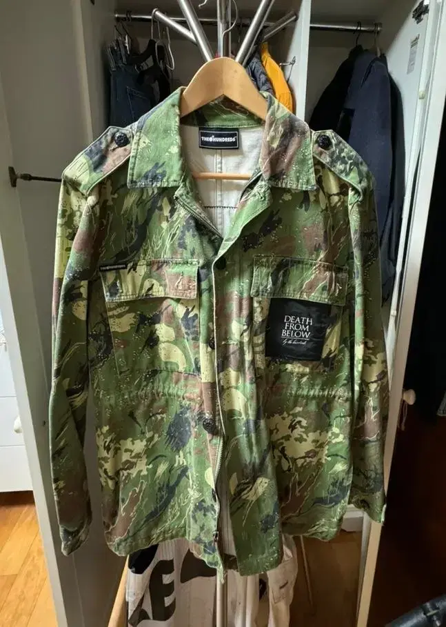 THE HUNDREDS The Hundreds Camo Military Jacket