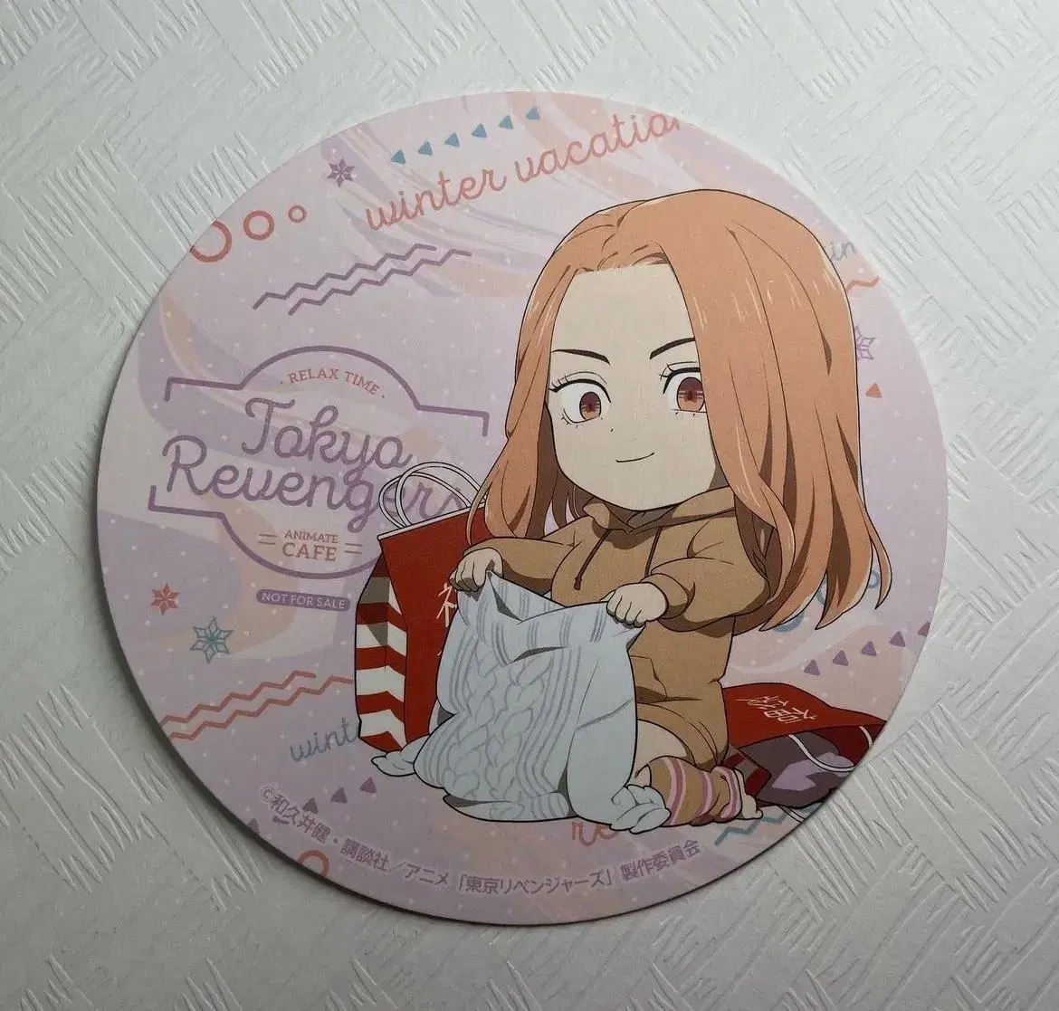 Toriben Cafe Yuzuha Coaster Tokyo Revengers Photocard