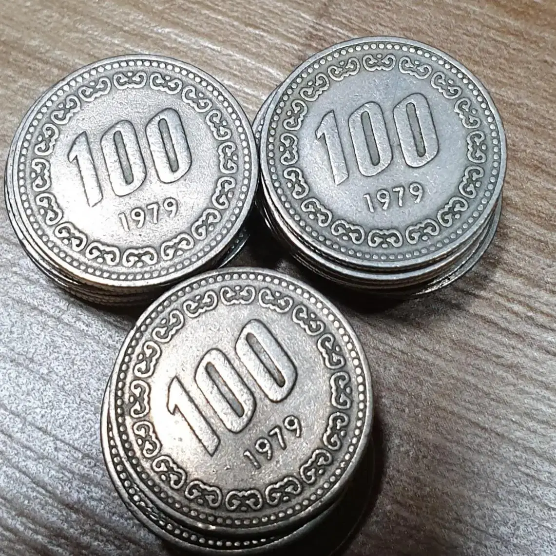 1979년100원 10개