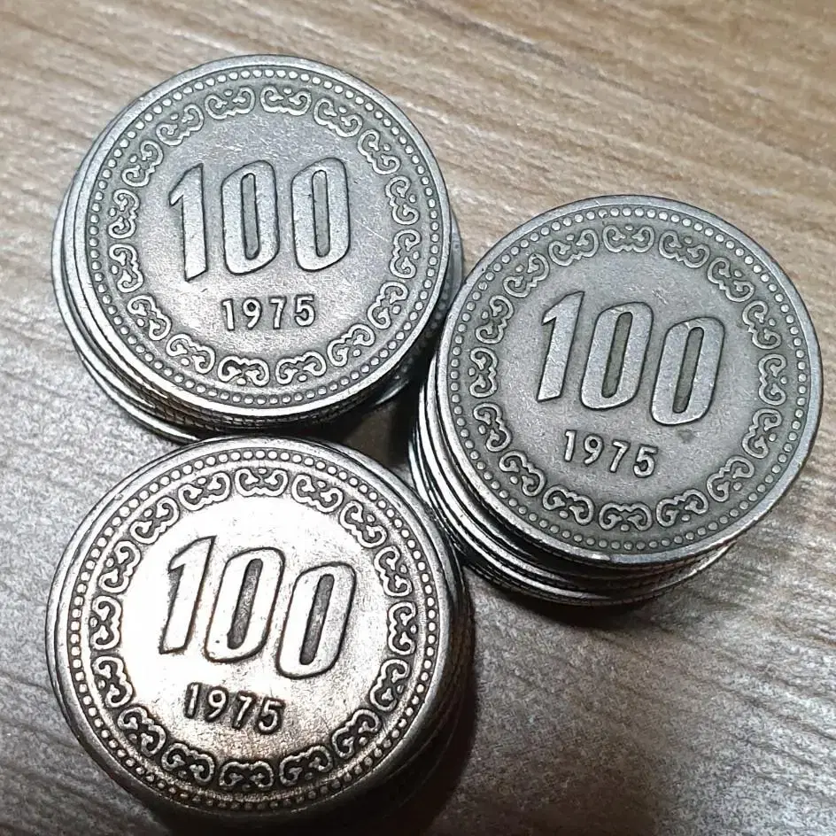 1980년100원 10개