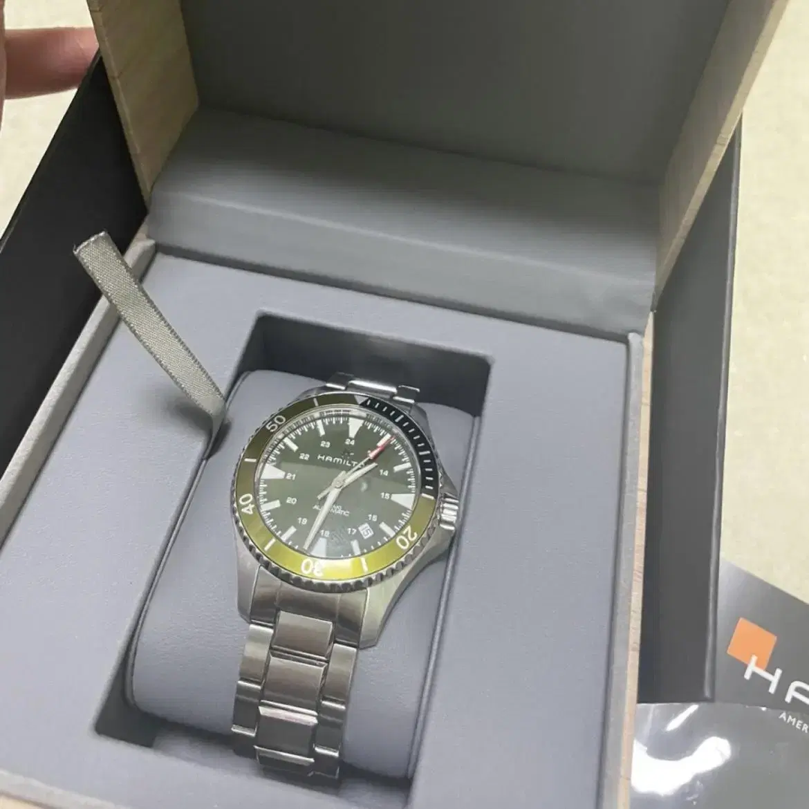 Hamilton Khaki Navy Nylon NATO Green Dia