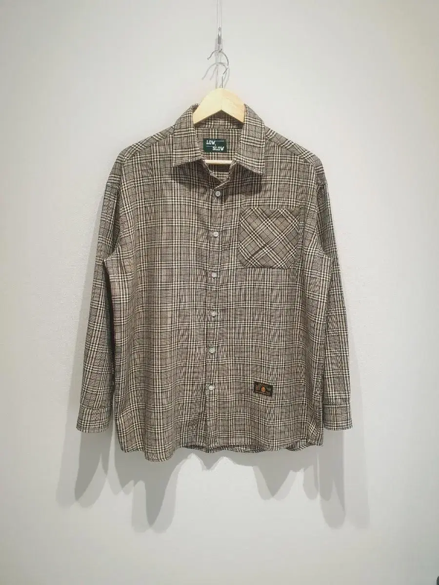 [Free Shipping] Low & Slow Men's Checked Shirt F Men