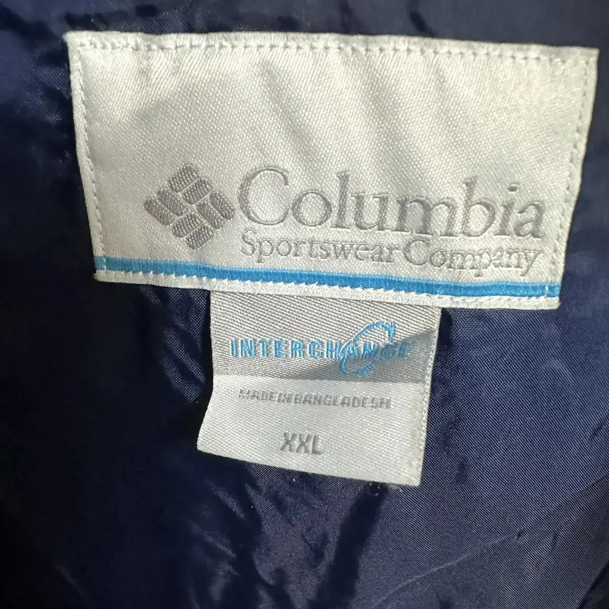 [2XL] 컬럼비아 Columbia 패딩 점퍼 바람막이 네이비 고프코어