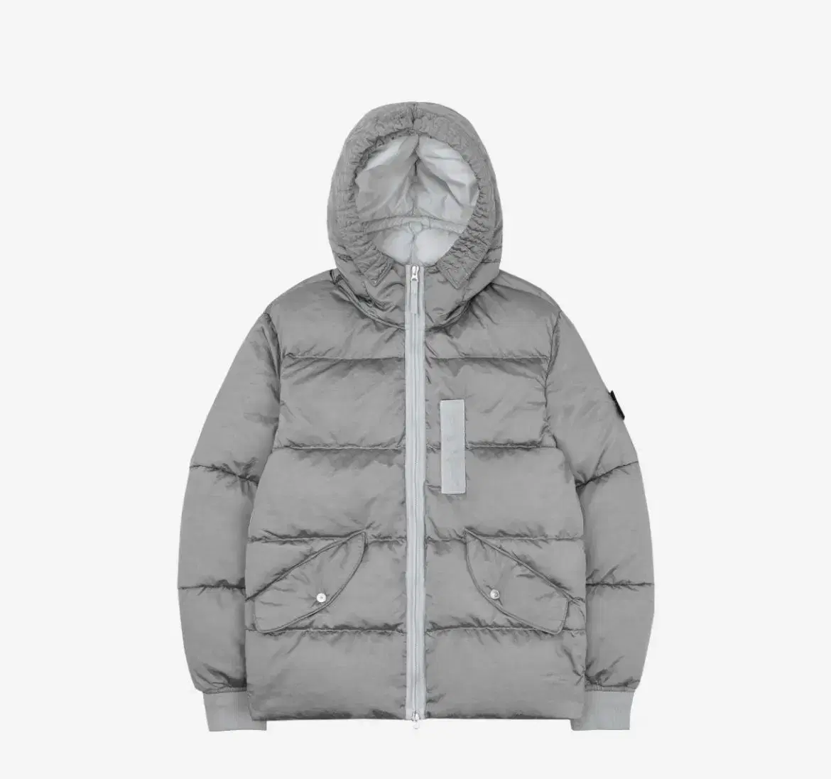 22FW Stone Island Nylon and Metal Down Jacket Gray XXL