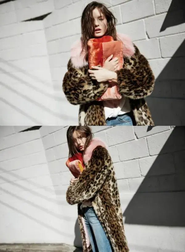 Zicut Leopard Fur Coat for sale