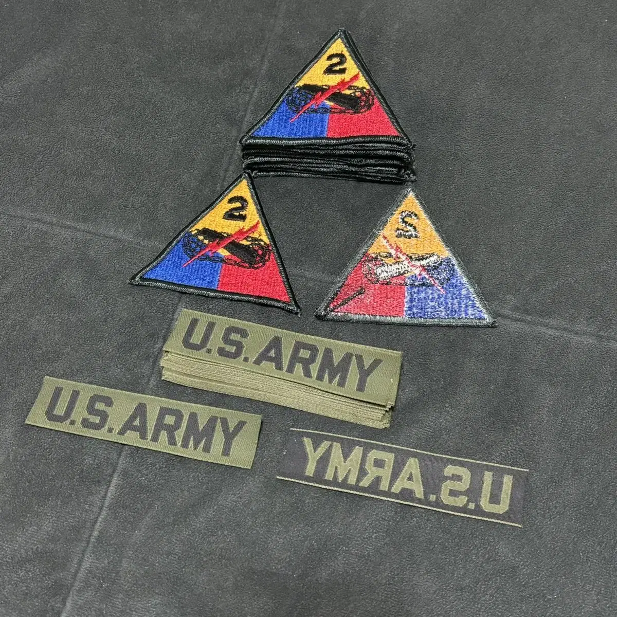 미군 us army 네임 패치, 2기갑사단 패치