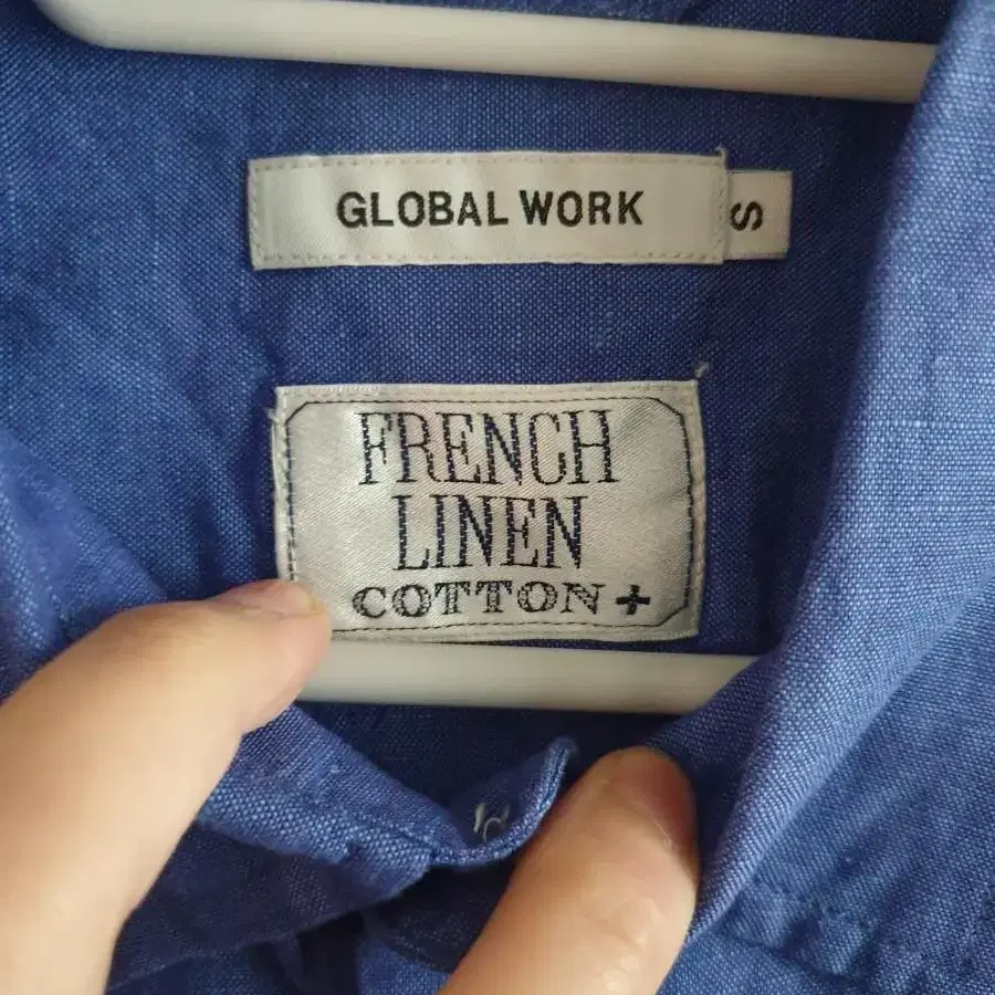 새상품 글로벌 워크 FRENCH LINEN 린넨 셔츠