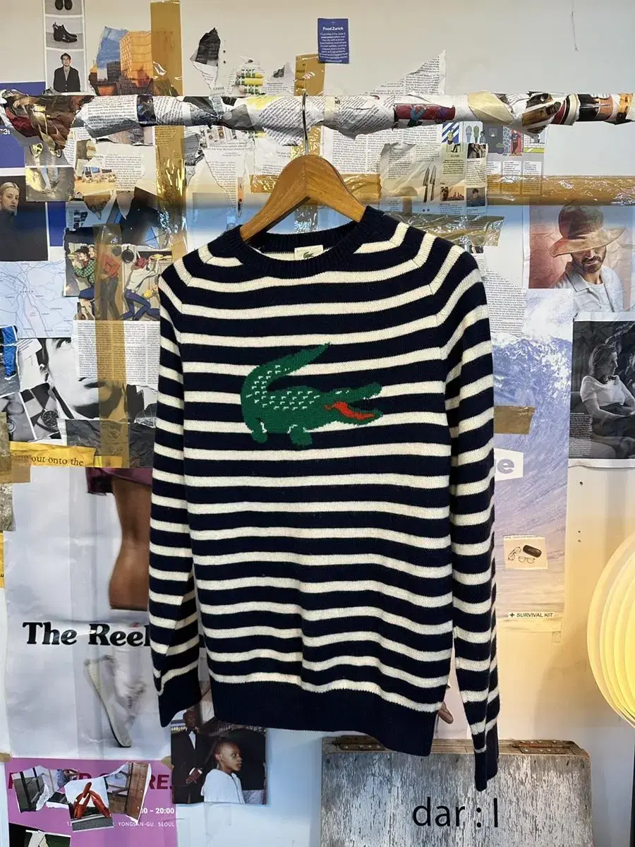 Lacoste Striped Knit