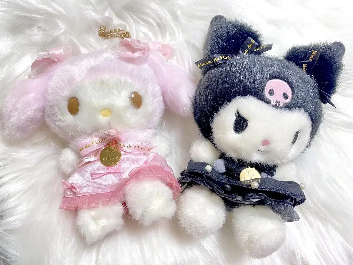 Maison Fleur My Melody Kuromi mascot doll Old version light pink