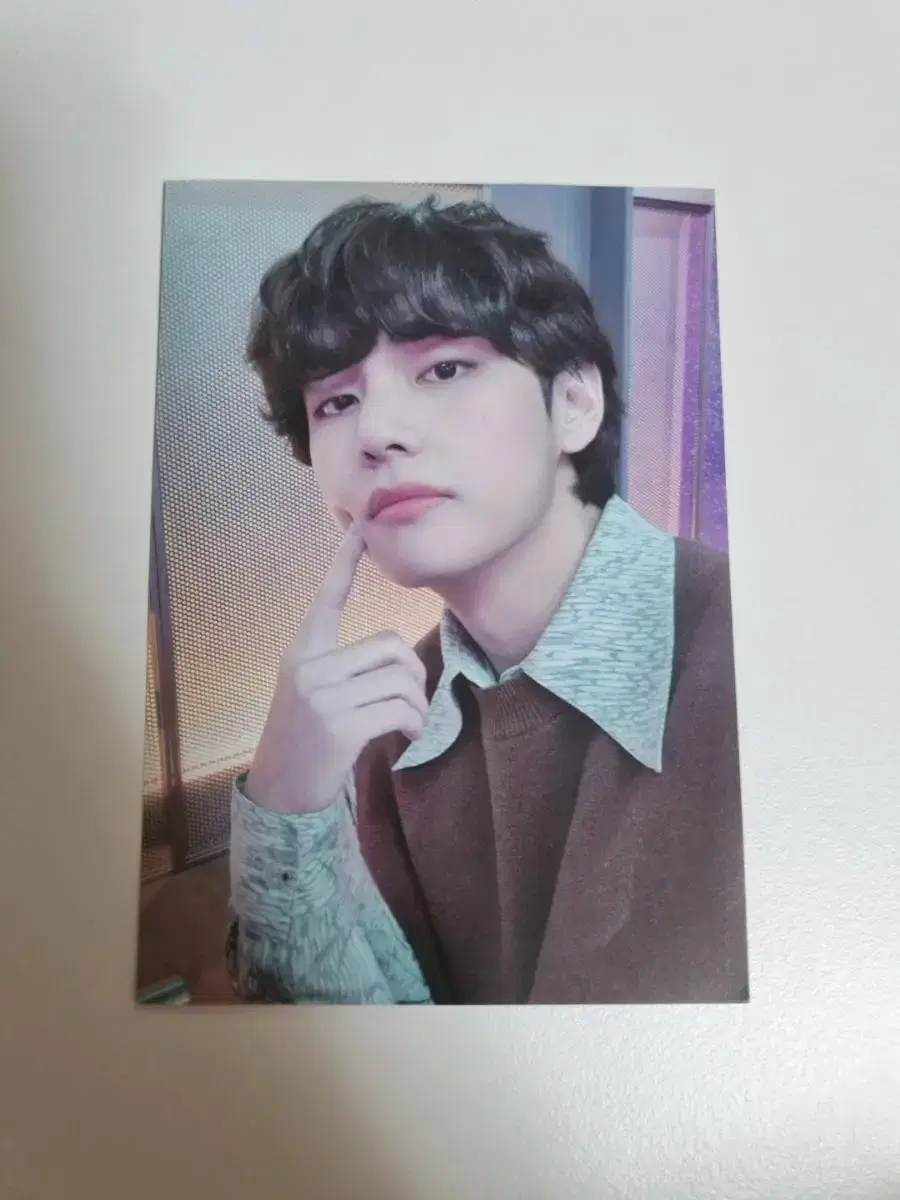 bangtan v microcosmic pajamas photocard