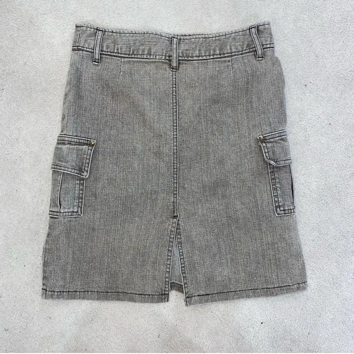 빈티지 카고스커트 그레이색상 [light grey cargo sk]