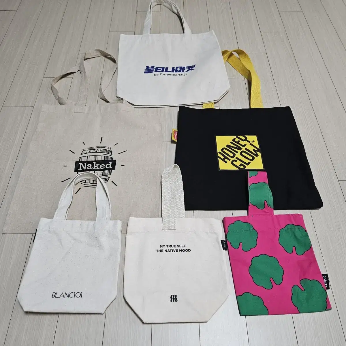 6 eco-bags