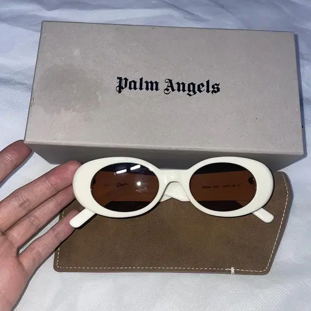 PALM ANGELS SUNGLASSES brown lens