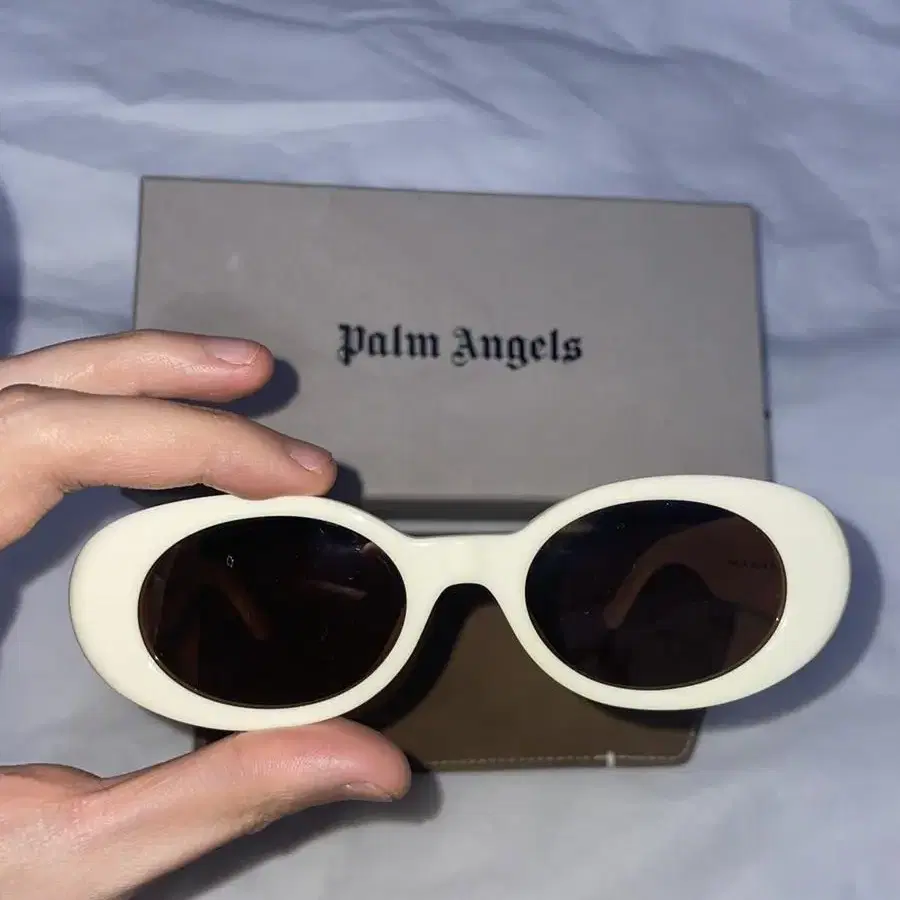 PALM ANGELS SUNGLASSES brown lens