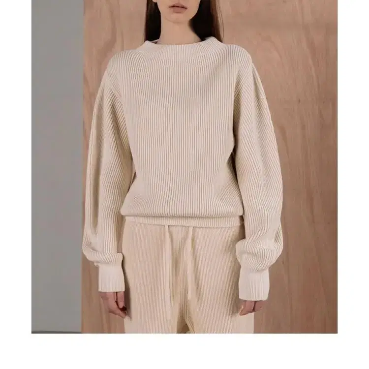 Le17 BALLOON COTTON PULLOVER [IVORY]