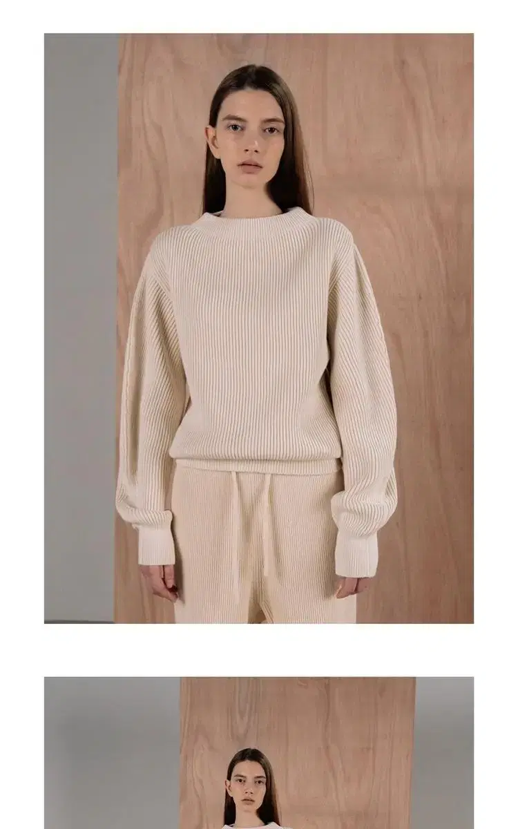 Le17 BALLOON COTTON PULLOVER [IVORY]