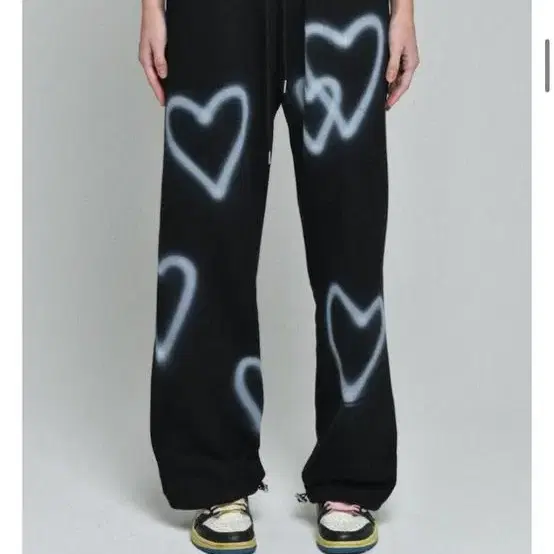 미드나잇 무브 2 heart pants (black)