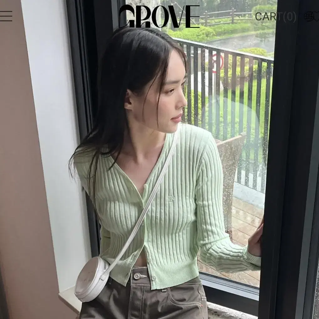 GROVE 그로브 22HSU NOTE CARDIGAN