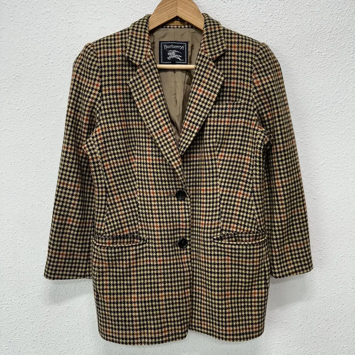 [42] Burberry Nova Check Blazer Jacket Women 7333